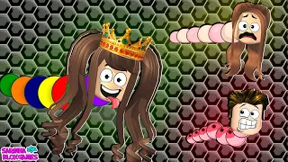 VIREI A MAIOR MINHOCA DO ROBLOX!! - Slither.io