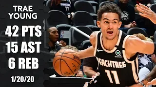 Trae Young drops 42 points and 15 assists in Raptors vs. Hawks | 2019-20 NBA Highlights