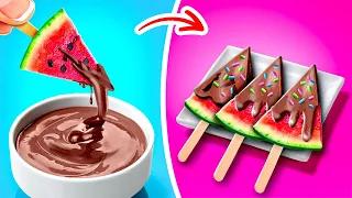 YUMMY FOOD HACKS AND TASTY COOKING TRICKS || Smart Ideas For DIY Kitchen Gadgets By 123 GO! Like