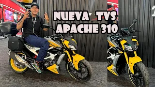 Nueva TVS Apache 310 Llega a Colombia Brutal