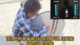 tata play installation settings||tata play new set top box||tata sky new signal|| Tata Sky nai dish