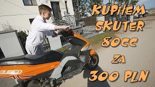 Kupiłem skuter 80cc z papierami i oc za 300 zł