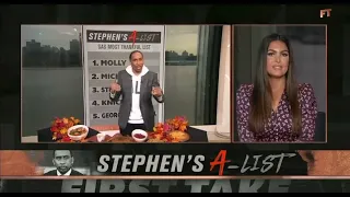 Shot His Shot? Stephen A Smith Says He's Most Thankful For Jalen Rose's Wife, Molly, On National TV
