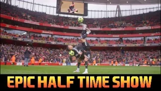 Epic Skill Run + Half Time Performance | F2Freestylers | Freestyle Duo Double Act