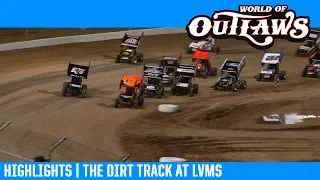World of Outlaws NOS Energy Drink Sprint Cars the Dirt Track at LVMS February 27, 2019 | HIGHLIGHTS