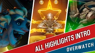 Overwatch All Highlights intro / Все анимации за Лучший момент матча