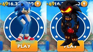 Sonic Dash VS Secret character _ Movie Sonic vs All Bosses Zazz Eggman