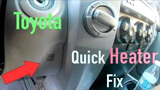 Cheap Heater & AC Fix  - in a Toyota