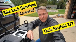 Your Thule EasyFold XT2 Bike Rack questions answered - Specifically for E-Bikes