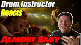 Drum Instructor Reacts to Almost Easy by Avenged Sevenfold | Reacting to Almost Easy