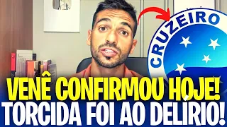 PODE COMEMORAR NAÇÃO AZUL! VAI BRILHAR NO CRUZEIRO! RONALDO CONFIRMOU! | NOTICIAS DO CRUZEIRO HOJE