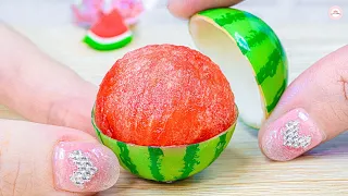 Fresh Miniature Watermelon Jelly Decorating 🍉50+ Miniature Watermelon Dessert Recipe By Yummy Bakery