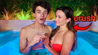 I TRIED TO KISS HER IN THE HOT TUB!! (NEW YEARS KISS)