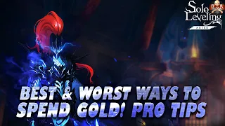 [Solo Leveling: Arise] - BEST & WORST ways to spend gold in SL:A and how to make some back!