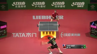 Amazing point from Simon Gauzy and Xu xin | table tennis