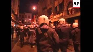 BELGIUM: EURO 2000 FANS AND POLICE CLASHES