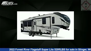 Incredible 2022 Forest River Flagstaff Super Lite Fifth Wheel RV For Sale in Slinger, WI | RVUSA.com