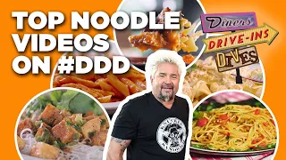 Top 10 #DDD Noodle Videos with Guy Fieri | Diners, Drive-Ins and Dives | Food Network