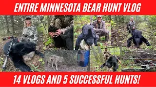 Minnesota Bear hunting 14 episodes including 5 successful bear hunts