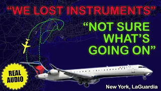 Instruments failure. “No heading capability”. Endeavor CRJ9 returned to LaGuardia. Real ATC