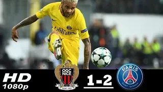 Nice vs PSG 1-2 - All Goals & Extended Highlights - 18/03/2018 HD