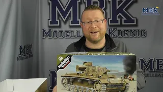MBK unboxing #414 - 1:35 Panzer III Ausf.J North Africa (Academy 13531)