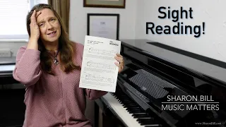 Sight Reading! (Tips and Tricks) - Sharon Bill Music Matters Vlog