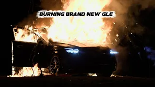 Burning down a brand new 2022 Mercedes Benz GLE