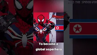 #shorts We created a spiderman from every single country #youtubeshorts #spiderman