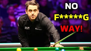 Smash someone on the pavement? Not a problem for Ronnie O'Sullivan!