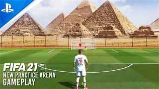 FIFA 21 *NEW* PRACTICE ARENA GAMEPLAY! HOW I CHANGED MY PRACTICE ARENA?