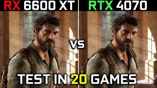 RX 6600 XT vs RTX 4070 | Test in 20 Latest Games at 1440p | Worth Upgrading? | 2023