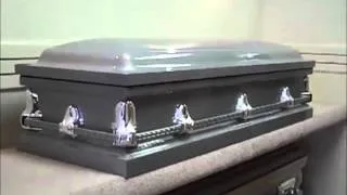 Galaxy Silver - 20 Gauge Steel Casket - www.ExpressCasket.com