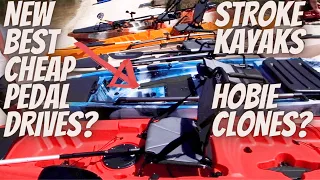 Hobie Kayak CLONES!? STROKE KAYAKS Newest Best pedal drive kayak? Budget pedal drive Fishing Kayak.