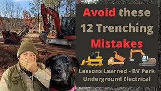 "Learn before you Dig!" 12 RV Park Electrical Trenching Mistakes You Don't Want to Make