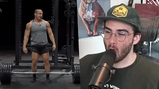 Hasanabi Reacts To Tyler1 Hits A New Bench PR (425 lbs)