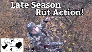 Late Season Rut Action PA Archery Hunting 2018 - Ridge Raised Outdoors