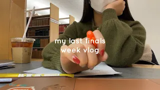 study vlog/ 🎓大学生活終了しました| 最後のテスト期間🤍my last week of college