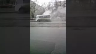 ДТП Екатеринбург горит автобус.
