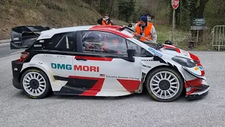 Croatia Rally Test Kalle Rovanpera Toyota Yaris WRC Pure  Sound idle and launch control😍