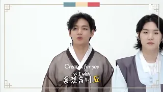 BTS ✨ Happy Chuseok Greeting 2022, BTS Wish (eng sub)