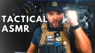 ASMR || Loading Up My Plate Carrier With Tactical Gear