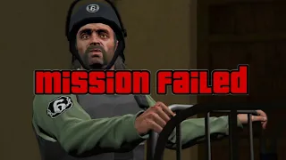 GTA 5 ways to fail mission #54 The Big Score (Subtle)