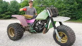 RARE 2-Stroke Trike Sat 15 Years Outside Untouched