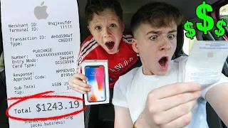 Letting LITTLE BROTHER Decide What i BUY for 24 HOURS!! *bad idea*