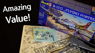 Amazing value for £20! Revell B-17G Flying Fortress in 1/72 Scale | Unboxing Review