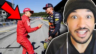 American FIRST REACTION to MAX VERSTAPPEN VS CHARLES LECLERC - F1 RIVALRY OF CHAOS