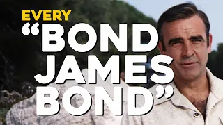 James Bond 007 | EVERY "BOND, JAMES BOND"