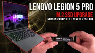 LENOVO LEGION 5 PRO / M.2 SSD UPGRADE / HOW TO DO IT