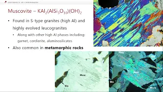 Lecture 7.1 - Revision - rocks and minerals (Volcanoes, magmas and their geochemistry)